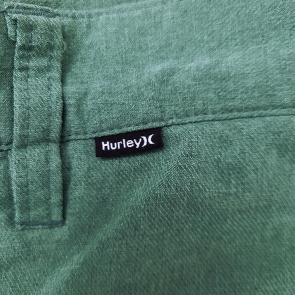 Nike/Hurley Men's Green Dri-fit Shorts - Picture 4 of 6